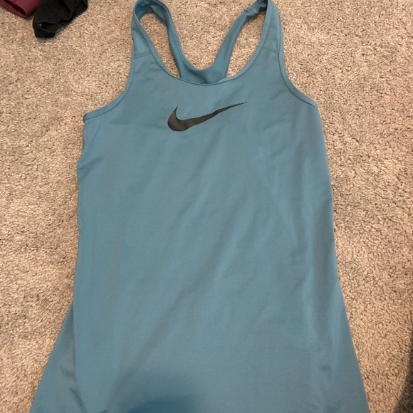 Nike Tops - Nike Women's Pro Dri-FIT Grey/Black Racerback